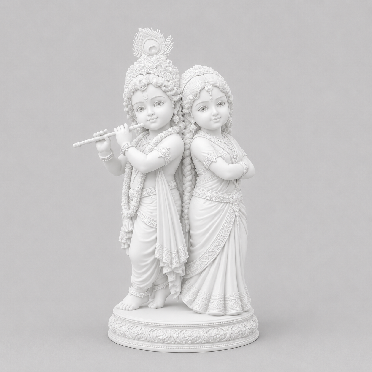 Radha Krishna Standing 3D Model (5 Inch)